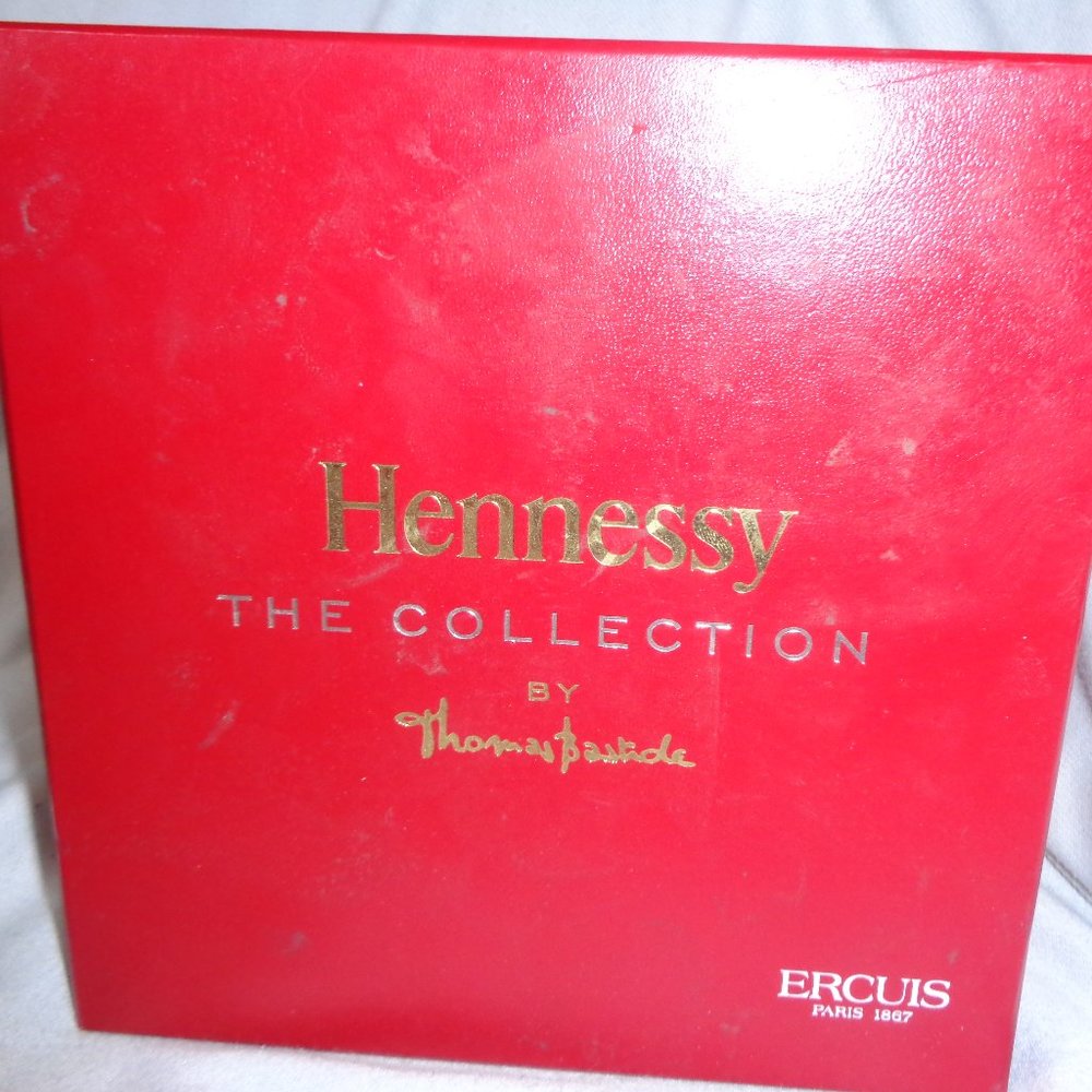 Hennessy Cognac Stainless Steel Ice Bucket with Tongs By Thomas Bastide